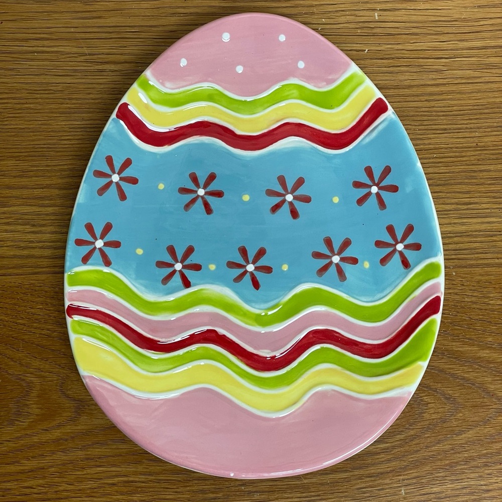 Pier 1 Easter Egg Plate